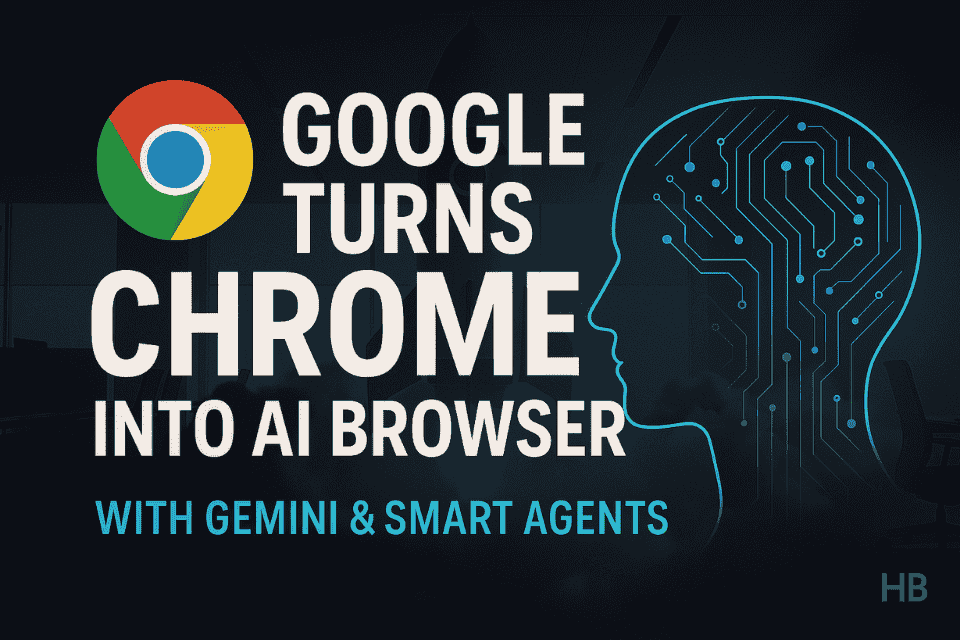 Google Turns Chrome Into AI Browser With Gemini Smart Agents