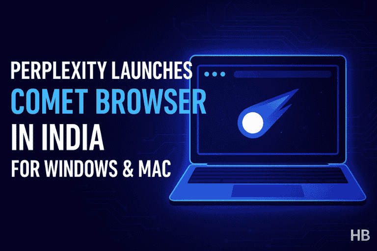 Perplexity Launches Comet Browser in India for Windows Mac