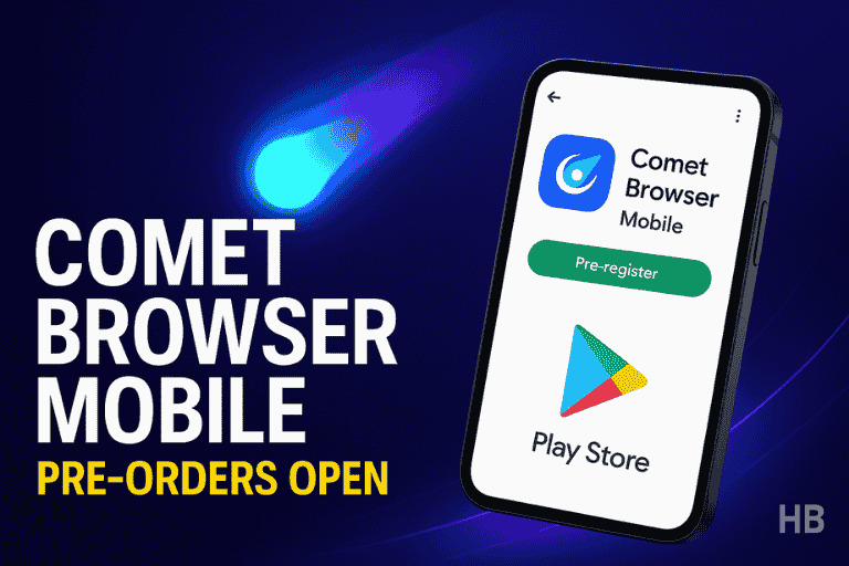 Perplexitys Comet Browser Mobile Pre Orders Open on Play Store