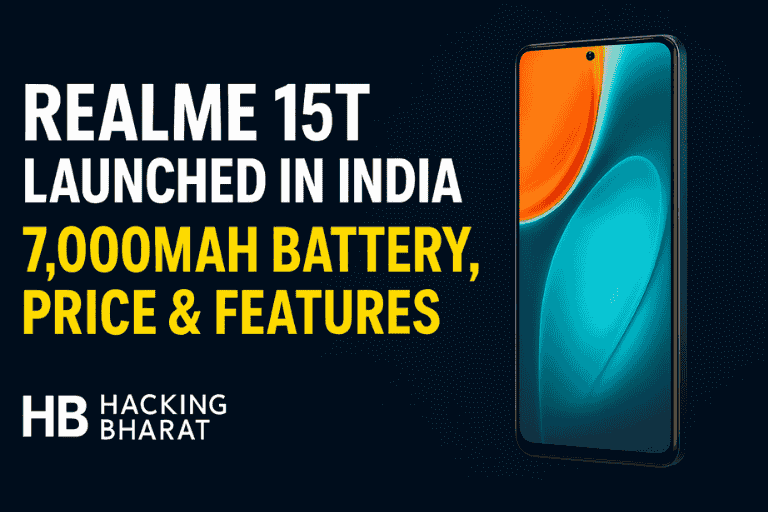 Realme 15T Launched in India 7000mAh Battery Price Features