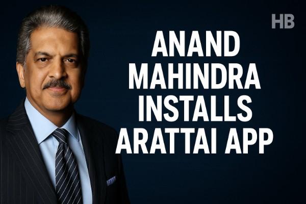 Anand Mahindra Proudly Installs Arattai App, Zoho’s Sridhar Vembu Reacts Online