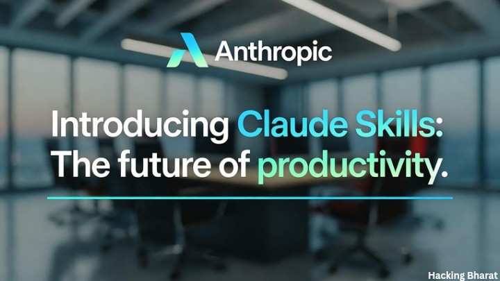 Anthropic introduces the AI Claude Skills feature to improve its productivity.XX1XX 1