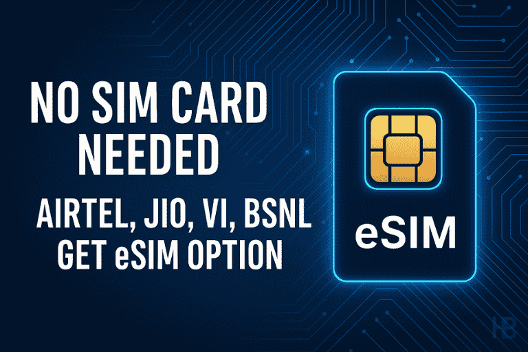 BSNL Introduce eSIM Option