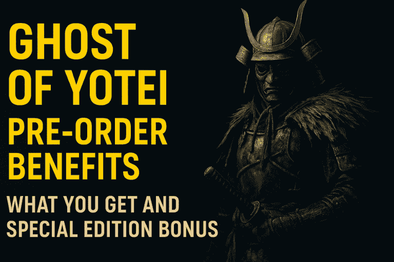 Ghost of Yotei Pre order Benefits What You Get and Special Edition Bonus