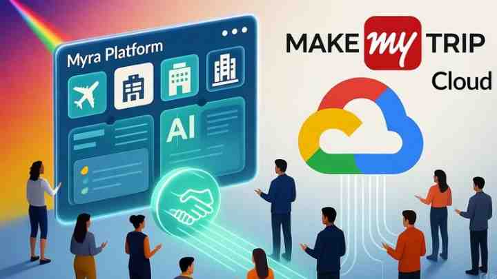 MakeMyTrip partners with Google Cloud to increase the AI driven trip planning through the Myra platform MakeMyTrip partners with Google Cloud to increase the AI driven trip planning through the Myra platform 1