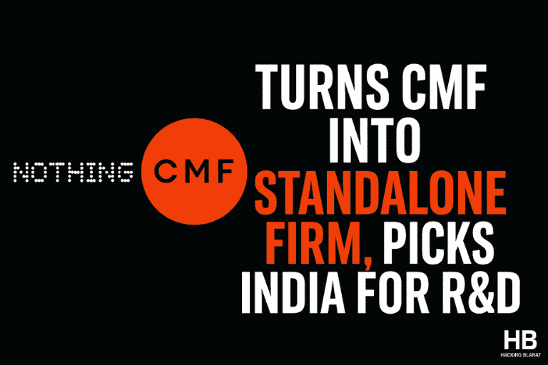 Nothing CMF Into Standalone Firm