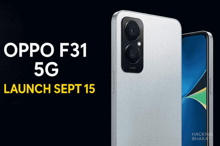 Oppo F31 5G Series India Launch on Sept 15 Price Specs