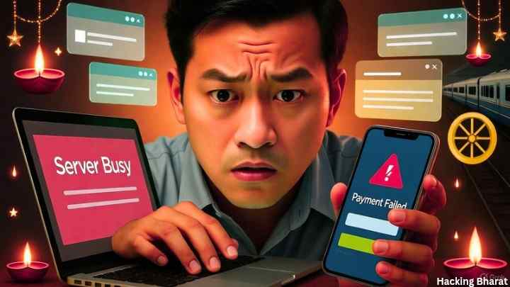 The IRCTC website fails days before Deepavali as thousands Find it difficult to reserve train tickets